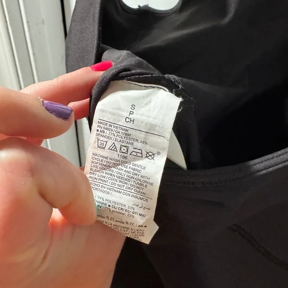 Black Scoop Neck Sleeveless workout Jumpsuit - Picture 5 of 5